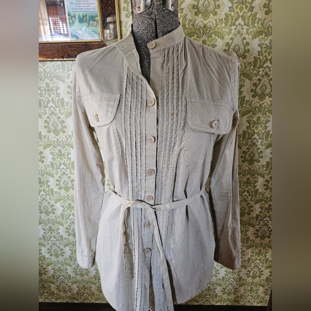 Michael Kors Small blouse with tie-belt - Picture 3 of 13